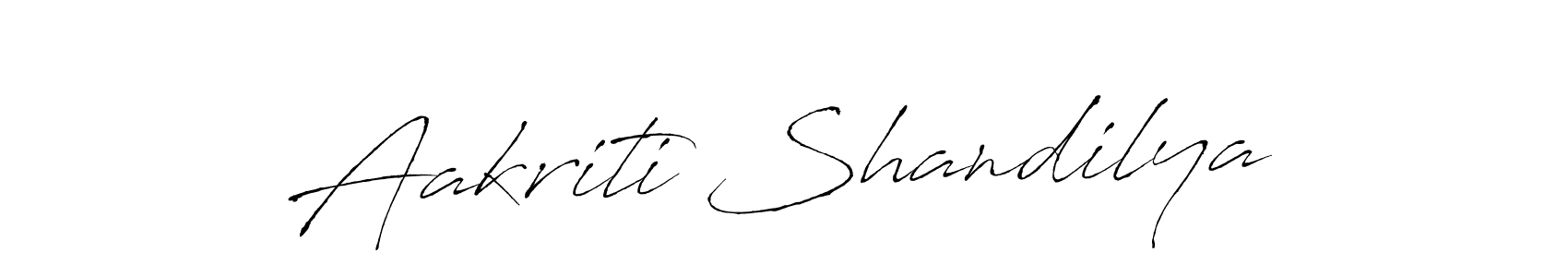 Also You can easily find your signature by using the search form. We will create Aakriti Shandilya name handwritten signature images for you free of cost using Antro_Vectra sign style. Aakriti Shandilya signature style 6 images and pictures png