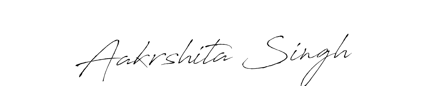 Make a beautiful signature design for name Aakrshita Singh. Use this online signature maker to create a handwritten signature for free. Aakrshita Singh signature style 6 images and pictures png