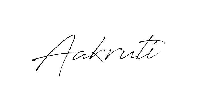Aakruti stylish signature style. Best Handwritten Sign (Antro_Vectra) for my name. Handwritten Signature Collection Ideas for my name Aakruti. Aakruti signature style 6 images and pictures png