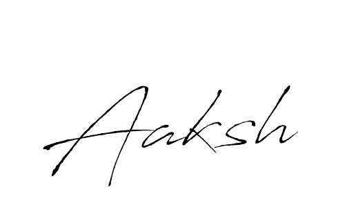 How to make Aaksh signature? Antro_Vectra is a professional autograph style. Create handwritten signature for Aaksh name. Aaksh signature style 6 images and pictures png