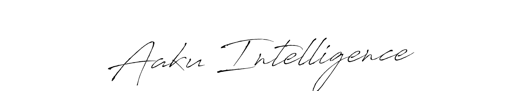 Make a beautiful signature design for name Aaku Intelligence. With this signature (Antro_Vectra) style, you can create a handwritten signature for free. Aaku Intelligence signature style 6 images and pictures png