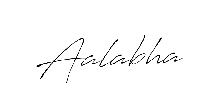 How to make Aalabha name signature. Use Antro_Vectra style for creating short signs online. This is the latest handwritten sign. Aalabha signature style 6 images and pictures png