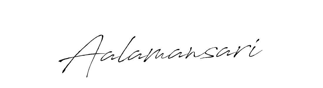 Use a signature maker to create a handwritten signature online. With this signature software, you can design (Antro_Vectra) your own signature for name Aalamansari. Aalamansari signature style 6 images and pictures png