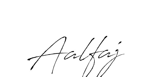 Make a beautiful signature design for name Aalfaj. With this signature (Antro_Vectra) style, you can create a handwritten signature for free. Aalfaj signature style 6 images and pictures png