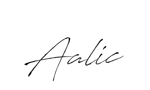 Make a beautiful signature design for name Aalic. With this signature (Antro_Vectra) style, you can create a handwritten signature for free. Aalic signature style 6 images and pictures png