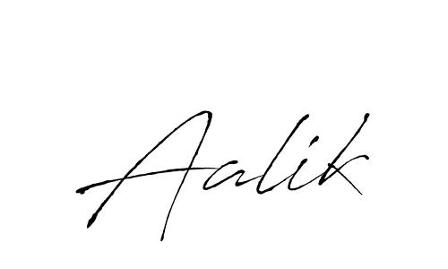 How to make Aalik name signature. Use Antro_Vectra style for creating short signs online. This is the latest handwritten sign. Aalik signature style 6 images and pictures png