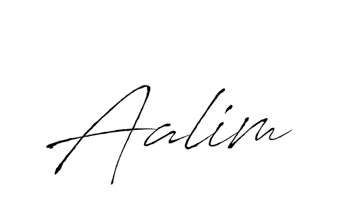 How to make Aalim name signature. Use Antro_Vectra style for creating short signs online. This is the latest handwritten sign. Aalim signature style 6 images and pictures png