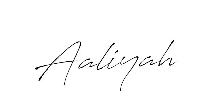 Design your own signature with our free online signature maker. With this signature software, you can create a handwritten (Antro_Vectra) signature for name Aaliyah. Aaliyah signature style 6 images and pictures png