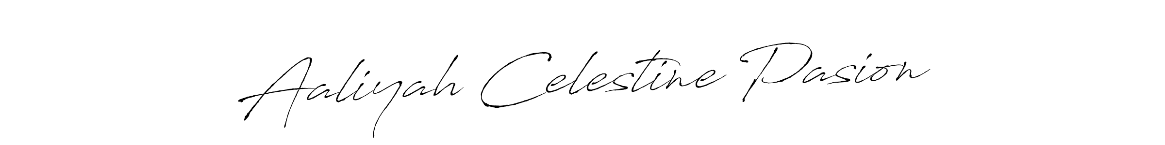 Design your own signature with our free online signature maker. With this signature software, you can create a handwritten (Antro_Vectra) signature for name Aaliyah Celestine Pasion. Aaliyah Celestine Pasion signature style 6 images and pictures png