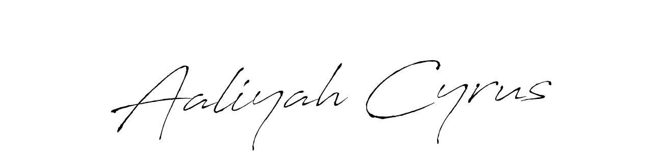 Also we have Aaliyah Cyrus name is the best signature style. Create professional handwritten signature collection using Antro_Vectra autograph style. Aaliyah Cyrus signature style 6 images and pictures png
