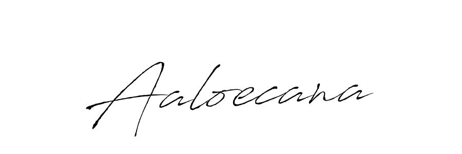 Use a signature maker to create a handwritten signature online. With this signature software, you can design (Antro_Vectra) your own signature for name Aaloecana. Aaloecana signature style 6 images and pictures png