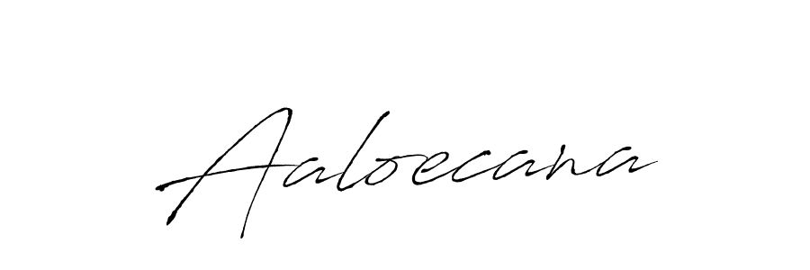 Use a signature maker to create a handwritten signature online. With this signature software, you can design (Antro_Vectra) your own signature for name Aaloecana. Aaloecana signature style 6 images and pictures png