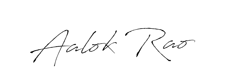 How to make Aalok Rao name signature. Use Antro_Vectra style for creating short signs online. This is the latest handwritten sign. Aalok Rao signature style 6 images and pictures png