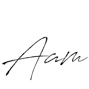 How to make Aam signature? Antro_Vectra is a professional autograph style. Create handwritten signature for Aam name. Aam signature style 6 images and pictures png