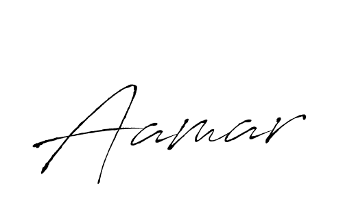 Make a beautiful signature design for name Aamar. With this signature (Antro_Vectra) style, you can create a handwritten signature for free. Aamar signature style 6 images and pictures png