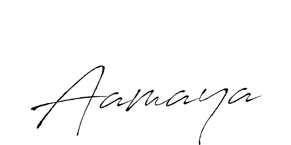 Aamaya stylish signature style. Best Handwritten Sign (Antro_Vectra) for my name. Handwritten Signature Collection Ideas for my name Aamaya. Aamaya signature style 6 images and pictures png