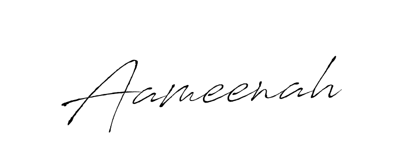 Aameenah stylish signature style. Best Handwritten Sign (Antro_Vectra) for my name. Handwritten Signature Collection Ideas for my name Aameenah. Aameenah signature style 6 images and pictures png