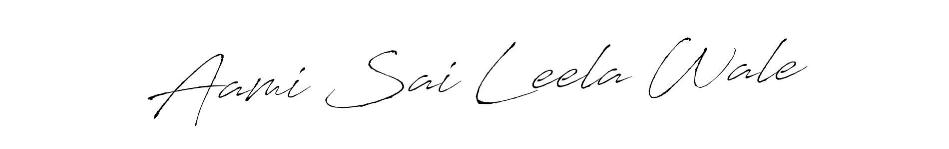 It looks lik you need a new signature style for name Aami Sai Leela Wale. Design unique handwritten (Antro_Vectra) signature with our free signature maker in just a few clicks. Aami Sai Leela Wale signature style 6 images and pictures png