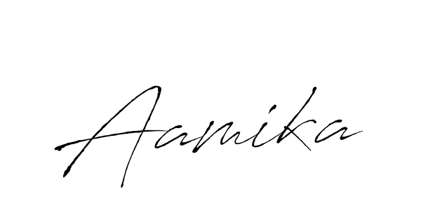 Create a beautiful signature design for name Aamika. With this signature (Antro_Vectra) fonts, you can make a handwritten signature for free. Aamika signature style 6 images and pictures png