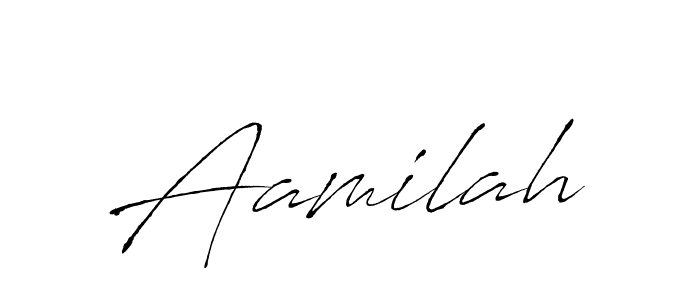 if you are searching for the best signature style for your name Aamilah. so please give up your signature search. here we have designed multiple signature styles  using Antro_Vectra. Aamilah signature style 6 images and pictures png