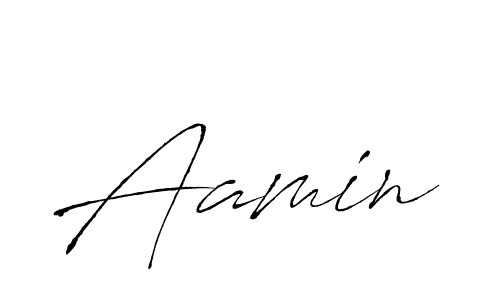 Aamin stylish signature style. Best Handwritten Sign (Antro_Vectra) for my name. Handwritten Signature Collection Ideas for my name Aamin. Aamin signature style 6 images and pictures png