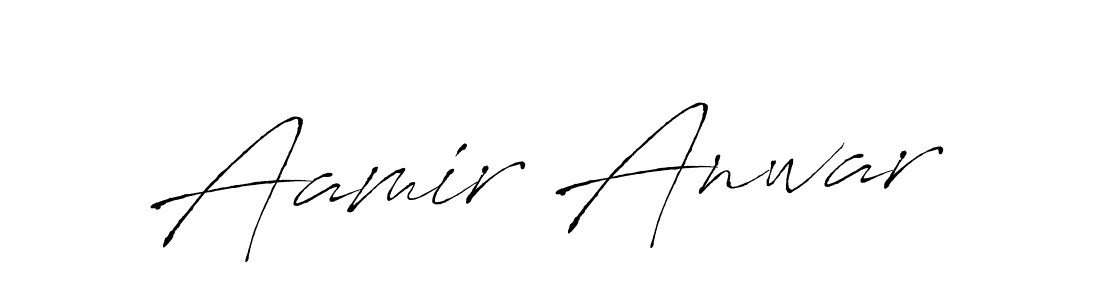 Also we have Aamir Anwar name is the best signature style. Create professional handwritten signature collection using Antro_Vectra autograph style. Aamir Anwar signature style 6 images and pictures png