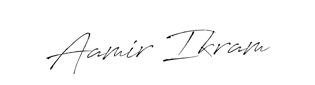 How to make Aamir Ikram signature? Antro_Vectra is a professional autograph style. Create handwritten signature for Aamir Ikram name. Aamir Ikram signature style 6 images and pictures png