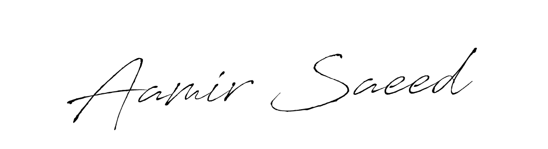 How to make Aamir Saeed signature? Antro_Vectra is a professional autograph style. Create handwritten signature for Aamir Saeed name. Aamir Saeed signature style 6 images and pictures png