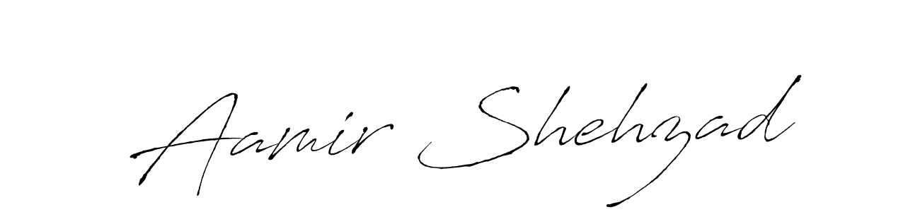 Aamir Shehzad stylish signature style. Best Handwritten Sign (Antro_Vectra) for my name. Handwritten Signature Collection Ideas for my name Aamir Shehzad. Aamir Shehzad signature style 6 images and pictures png