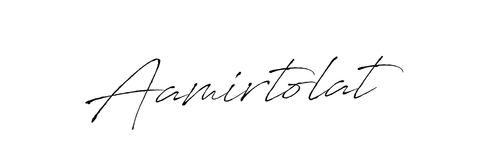 How to make Aamirtolat name signature. Use Antro_Vectra style for creating short signs online. This is the latest handwritten sign. Aamirtolat signature style 6 images and pictures png