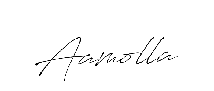 How to make Aamolla name signature. Use Antro_Vectra style for creating short signs online. This is the latest handwritten sign. Aamolla signature style 6 images and pictures png