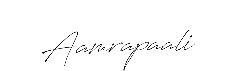 You should practise on your own different ways (Antro_Vectra) to write your name (Aamrapaali) in signature. don't let someone else do it for you. Aamrapaali signature style 6 images and pictures png