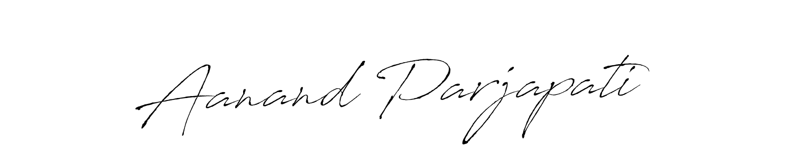 Antro_Vectra is a professional signature style that is perfect for those who want to add a touch of class to their signature. It is also a great choice for those who want to make their signature more unique. Get Aanand Parjapati name to fancy signature for free. Aanand Parjapati signature style 6 images and pictures png