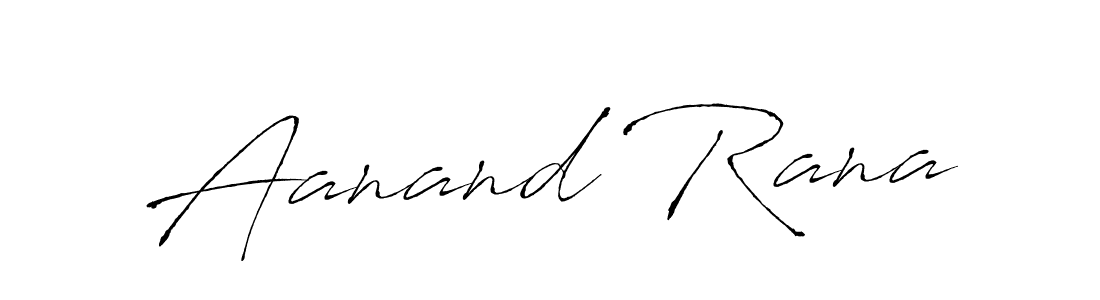 Also we have Aanand Rana name is the best signature style. Create professional handwritten signature collection using Antro_Vectra autograph style. Aanand Rana signature style 6 images and pictures png