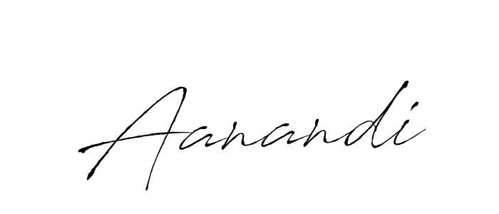 How to make Aanandi signature? Antro_Vectra is a professional autograph style. Create handwritten signature for Aanandi name. Aanandi signature style 6 images and pictures png