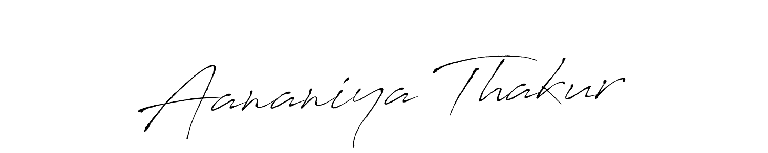 This is the best signature style for the Aananiya Thakur name. Also you like these signature font (Antro_Vectra). Mix name signature. Aananiya Thakur signature style 6 images and pictures png