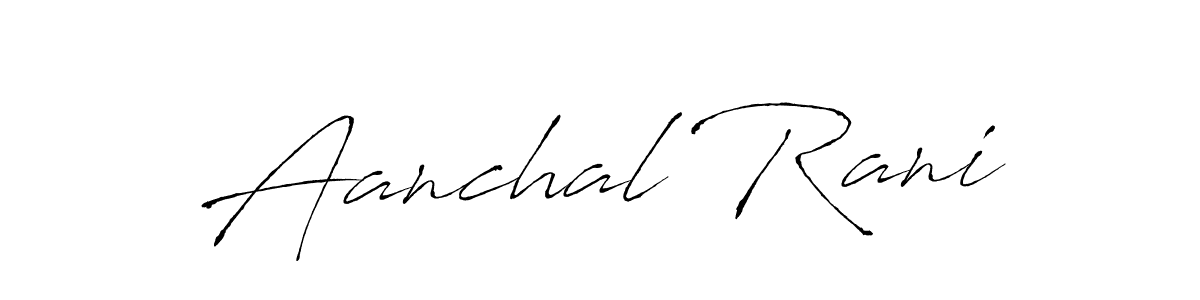 if you are searching for the best signature style for your name Aanchal Rani. so please give up your signature search. here we have designed multiple signature styles  using Antro_Vectra. Aanchal Rani signature style 6 images and pictures png