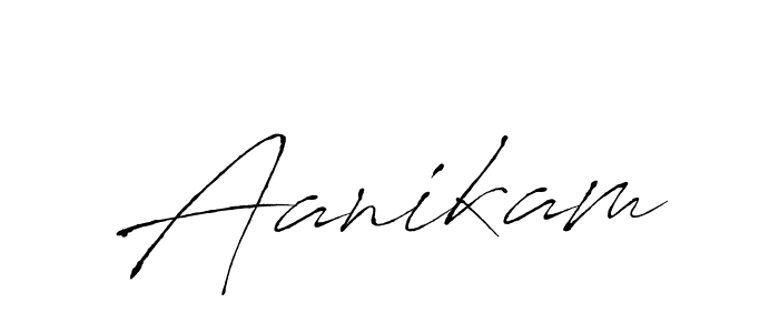 The best way (Antro_Vectra) to make a short signature is to pick only two or three words in your name. The name Aanikam include a total of six letters. For converting this name. Aanikam signature style 6 images and pictures png