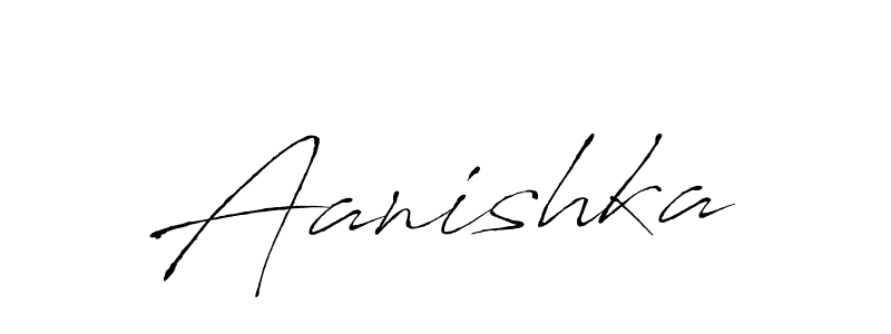 Create a beautiful signature design for name Aanishka. With this signature (Antro_Vectra) fonts, you can make a handwritten signature for free. Aanishka signature style 6 images and pictures png