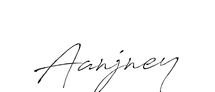 Use a signature maker to create a handwritten signature online. With this signature software, you can design (Antro_Vectra) your own signature for name Aanjney. Aanjney signature style 6 images and pictures png