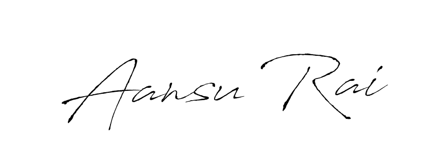 Make a beautiful signature design for name Aansu Rai. Use this online signature maker to create a handwritten signature for free. Aansu Rai signature style 6 images and pictures png