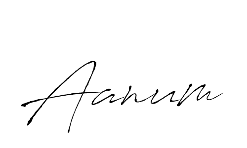 Use a signature maker to create a handwritten signature online. With this signature software, you can design (Antro_Vectra) your own signature for name Aanum. Aanum signature style 6 images and pictures png
