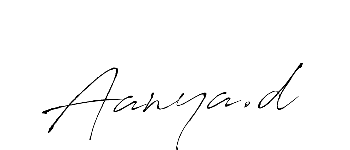 This is the best signature style for the Aanya.d name. Also you like these signature font (Antro_Vectra). Mix name signature. Aanya.d signature style 6 images and pictures png