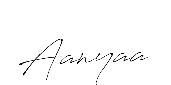 Use a signature maker to create a handwritten signature online. With this signature software, you can design (Antro_Vectra) your own signature for name Aanyaa. Aanyaa signature style 6 images and pictures png