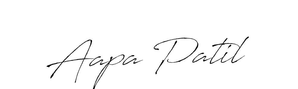 Aapa Patil stylish signature style. Best Handwritten Sign (Antro_Vectra) for my name. Handwritten Signature Collection Ideas for my name Aapa Patil. Aapa Patil signature style 6 images and pictures png