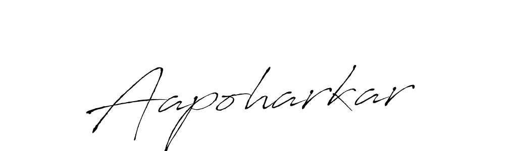 Antro_Vectra is a professional signature style that is perfect for those who want to add a touch of class to their signature. It is also a great choice for those who want to make their signature more unique. Get Aapoharkar name to fancy signature for free. Aapoharkar signature style 6 images and pictures png