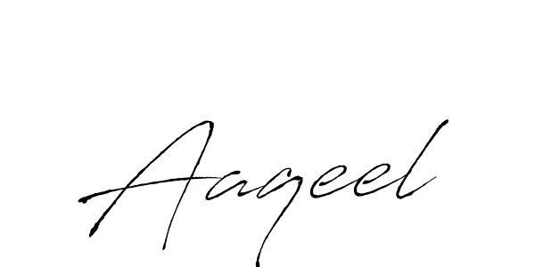 Aaqeel stylish signature style. Best Handwritten Sign (Antro_Vectra) for my name. Handwritten Signature Collection Ideas for my name Aaqeel. Aaqeel signature style 6 images and pictures png