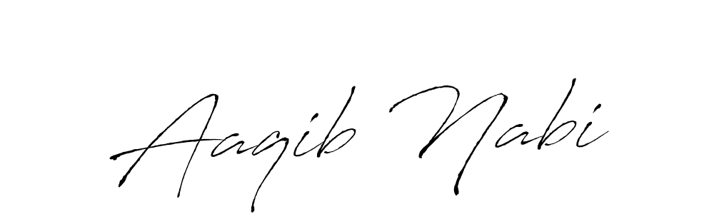 Use a signature maker to create a handwritten signature online. With this signature software, you can design (Antro_Vectra) your own signature for name Aaqib Nabi. Aaqib Nabi signature style 6 images and pictures png