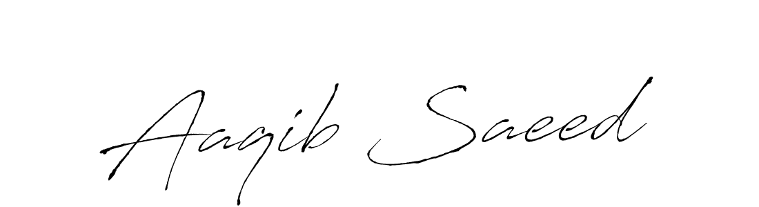 How to make Aaqib Saeed signature? Antro_Vectra is a professional autograph style. Create handwritten signature for Aaqib Saeed name. Aaqib Saeed signature style 6 images and pictures png