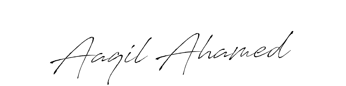 Antro_Vectra is a professional signature style that is perfect for those who want to add a touch of class to their signature. It is also a great choice for those who want to make their signature more unique. Get Aaqil Ahamed name to fancy signature for free. Aaqil Ahamed signature style 6 images and pictures png